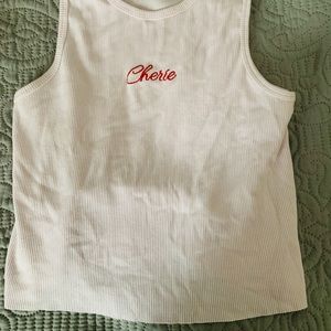 Pink cherie tank, can fit S-M